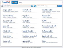 Tablet Screenshot of canalgolf.com
