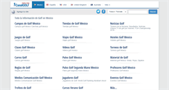 Desktop Screenshot of mx.canalgolf.com