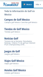 Mobile Screenshot of mx.canalgolf.com