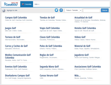 Tablet Screenshot of co.canalgolf.com